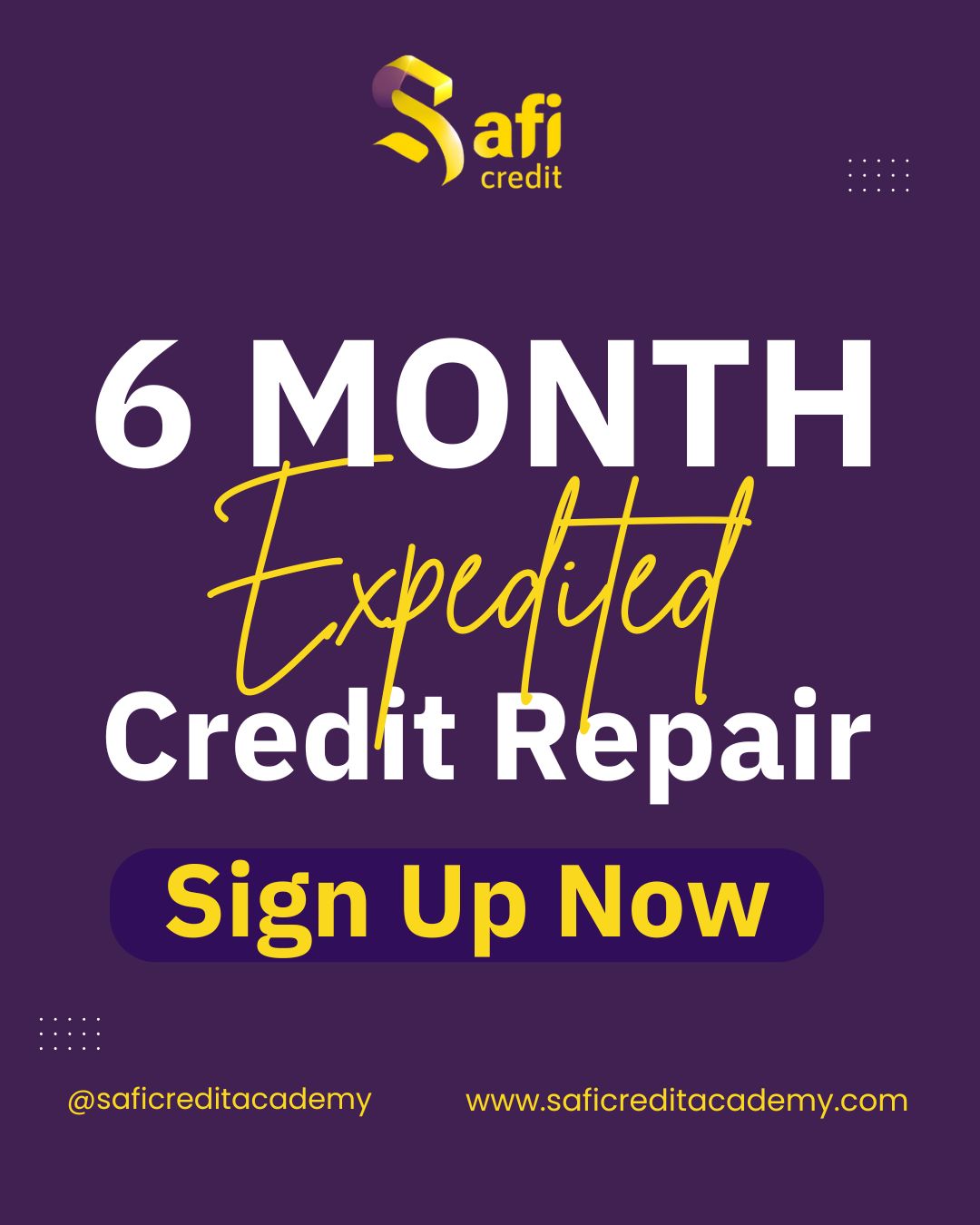 6 Month EXPEDITED Credit Repair